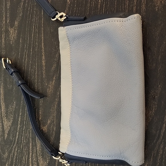 KATE SPADE NEW YORK Color Block Block Gray Tan Classic Crossbody - Picture 10 of 14